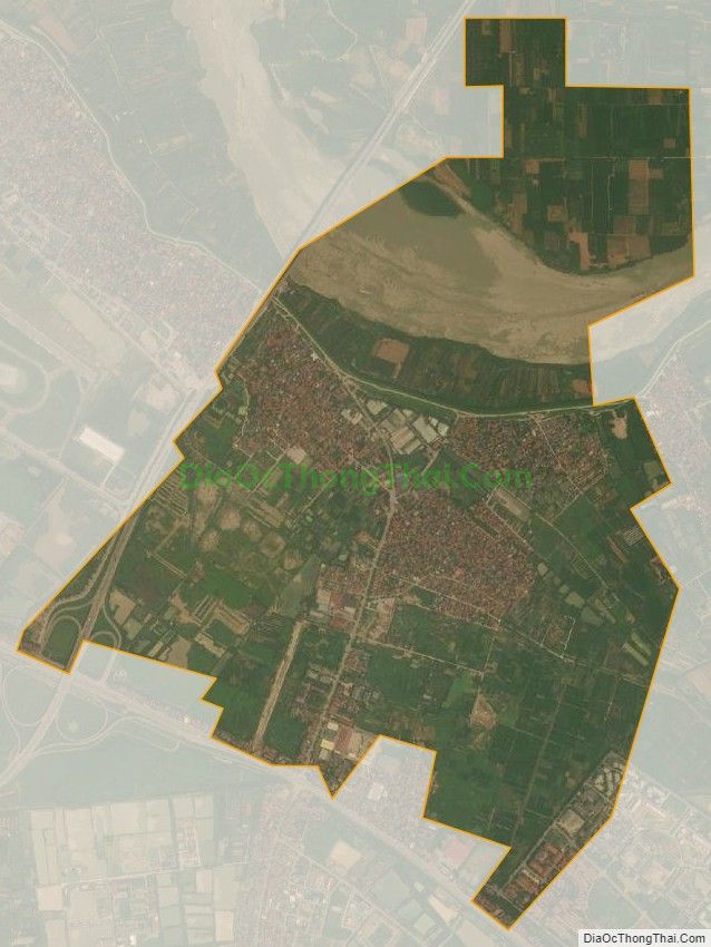 Bản đồ vệ tinh xã Cổ Bi, huyện Gia Lâm