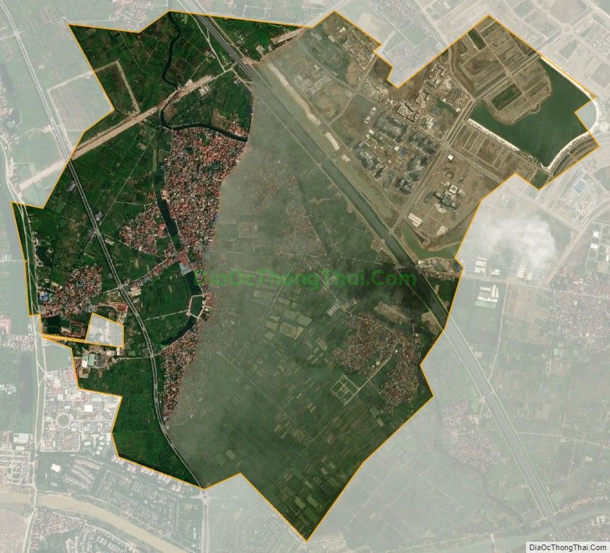 Bản đồ vệ tinh xã Đa Tốn, huyện Gia Lâm