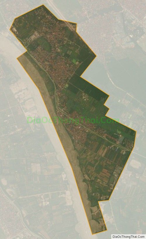 Bản đồ vệ tinh xã Dương Hà, huyện Gia Lâm