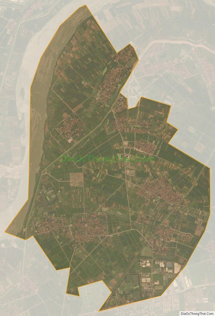 Bản đồ vệ tinh xã Lệ Chi, huyện Gia Lâm