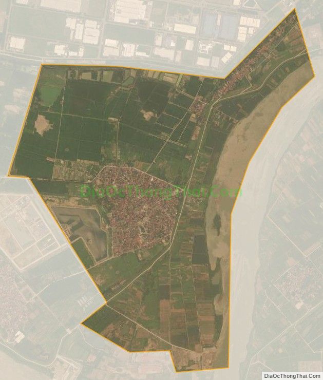 Bản đồ vệ tinh xã Trung Mầu, huyện Gia Lâm