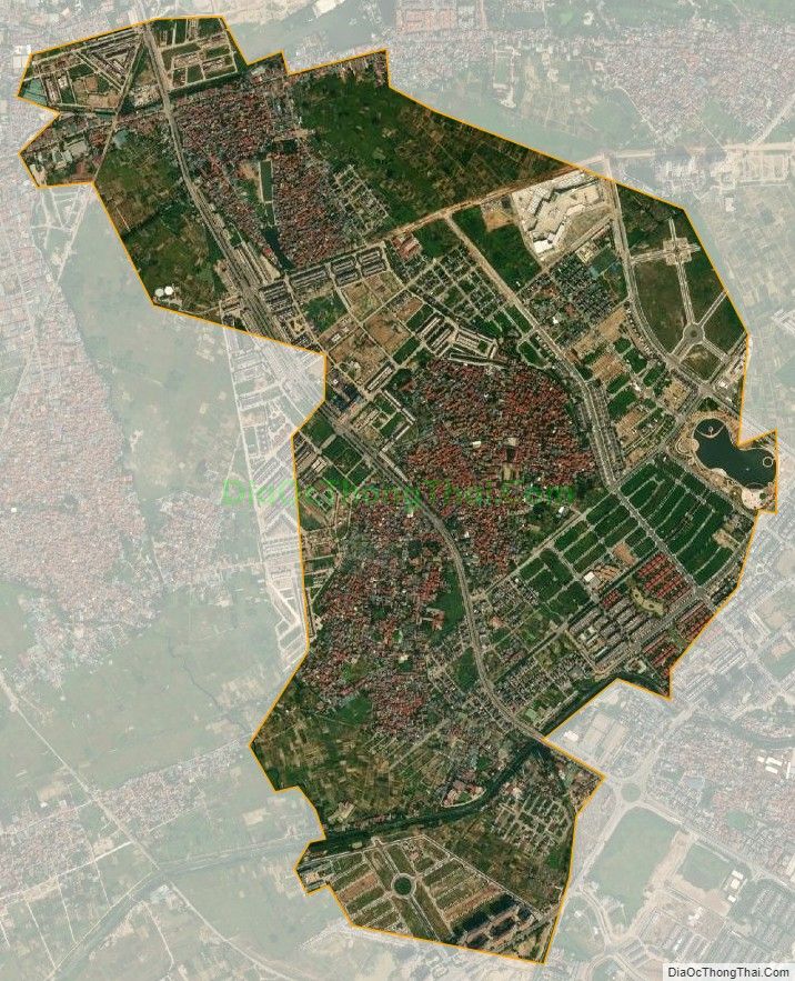 Bản đồ vệ tinh phường Dương Nội, quận Hà Đông