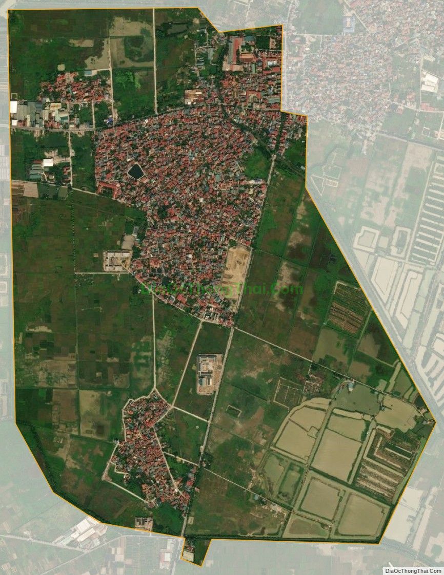 Bản đồ vệ tinh xã Sơn Đồng, huyện Hoài Đức