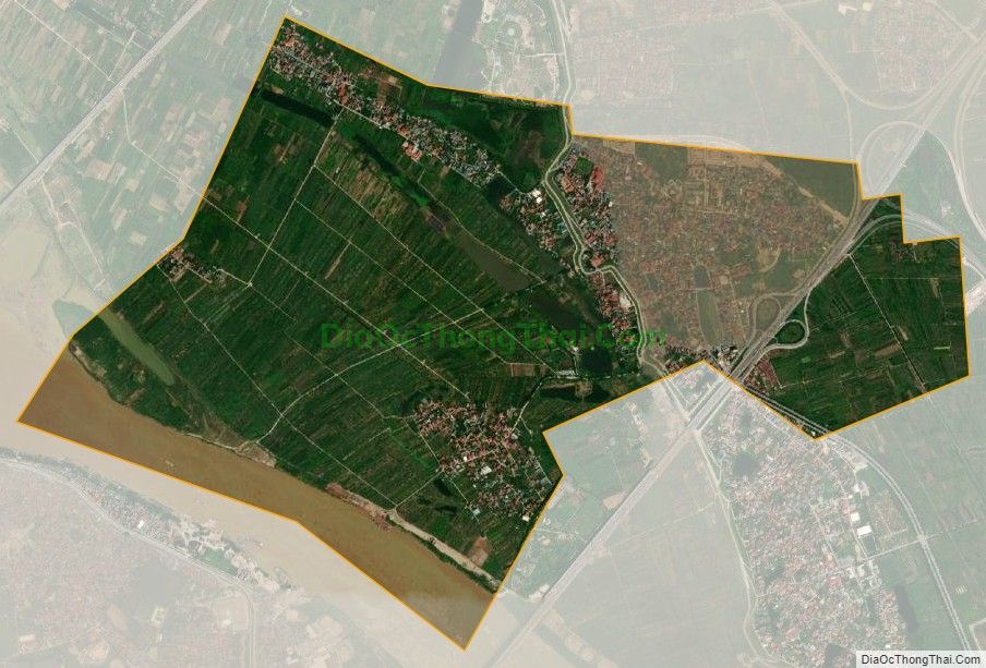 Bản đồ vệ tinh phường Cự Khối, quận Long Biên
