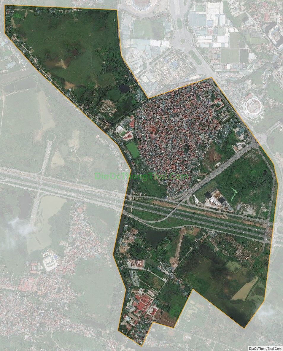 Bản đồ vệ tinh phường Phú Đô, quận Nam Từ Liêm