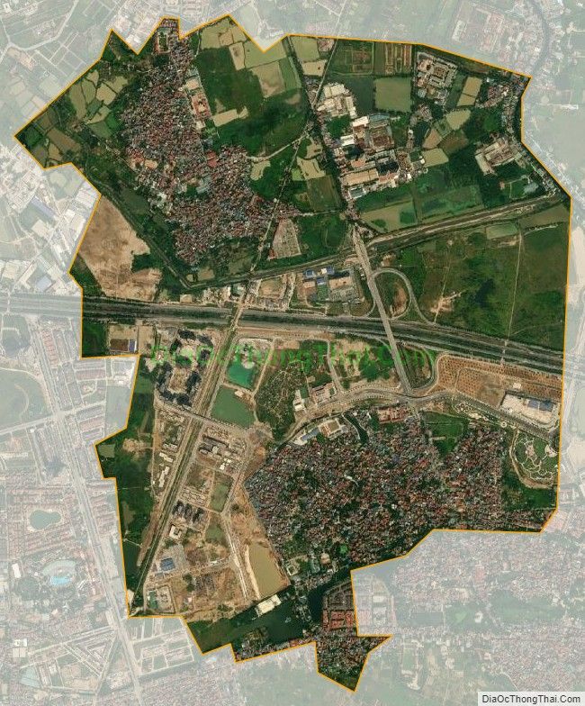 Bản đồ vệ tinh phường Tây Mỗ, quận Nam Từ Liêm