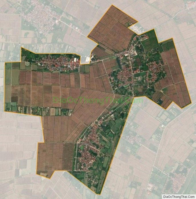 Bản đồ vệ tinh xã Đại Thắng, huyện Phú Xuyên