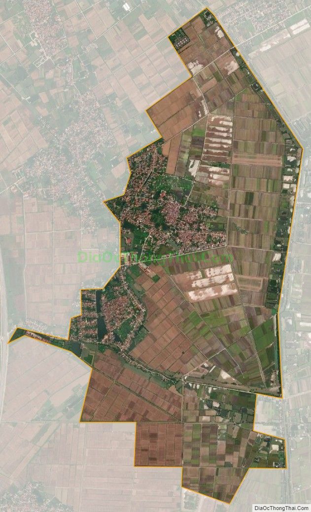 Bản đồ vệ tinh xã Nam Triều, huyện Phú Xuyên