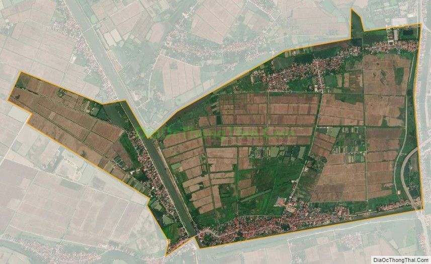 Bản đồ vệ tinh xã Phú Yên, huyện Phú Xuyên