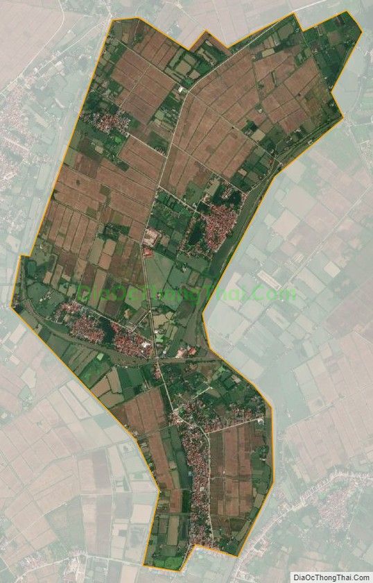 Bản đồ vệ tinh xã Quang Trung, huyện Phú Xuyên