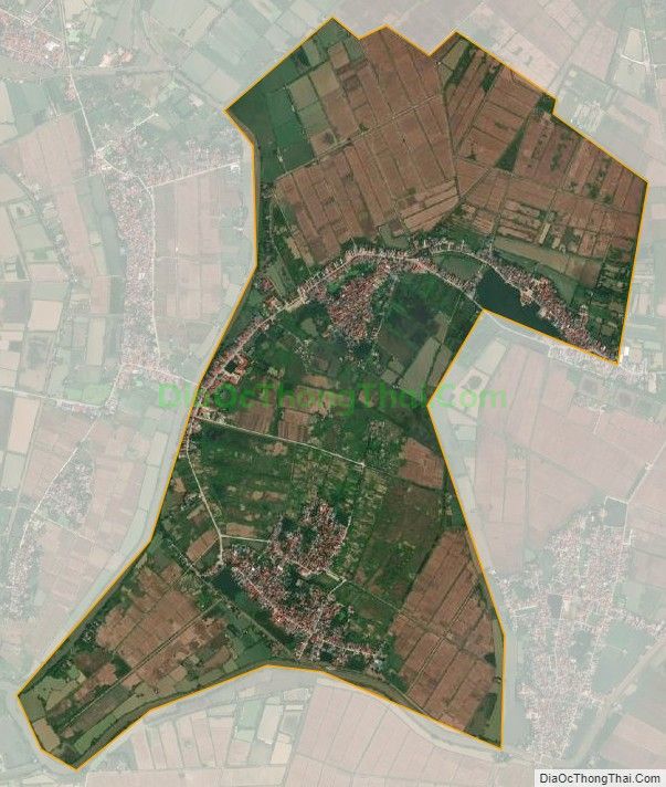 Bản đồ vệ tinh xã Sơn Hà, huyện Phú Xuyên