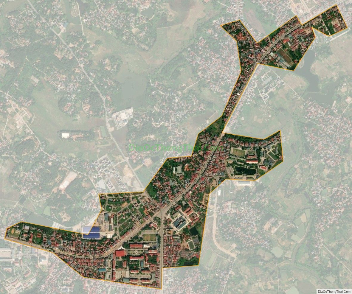 Bản đồ vệ tinh phường Sơn Lộc, thị xã Sơn Tây