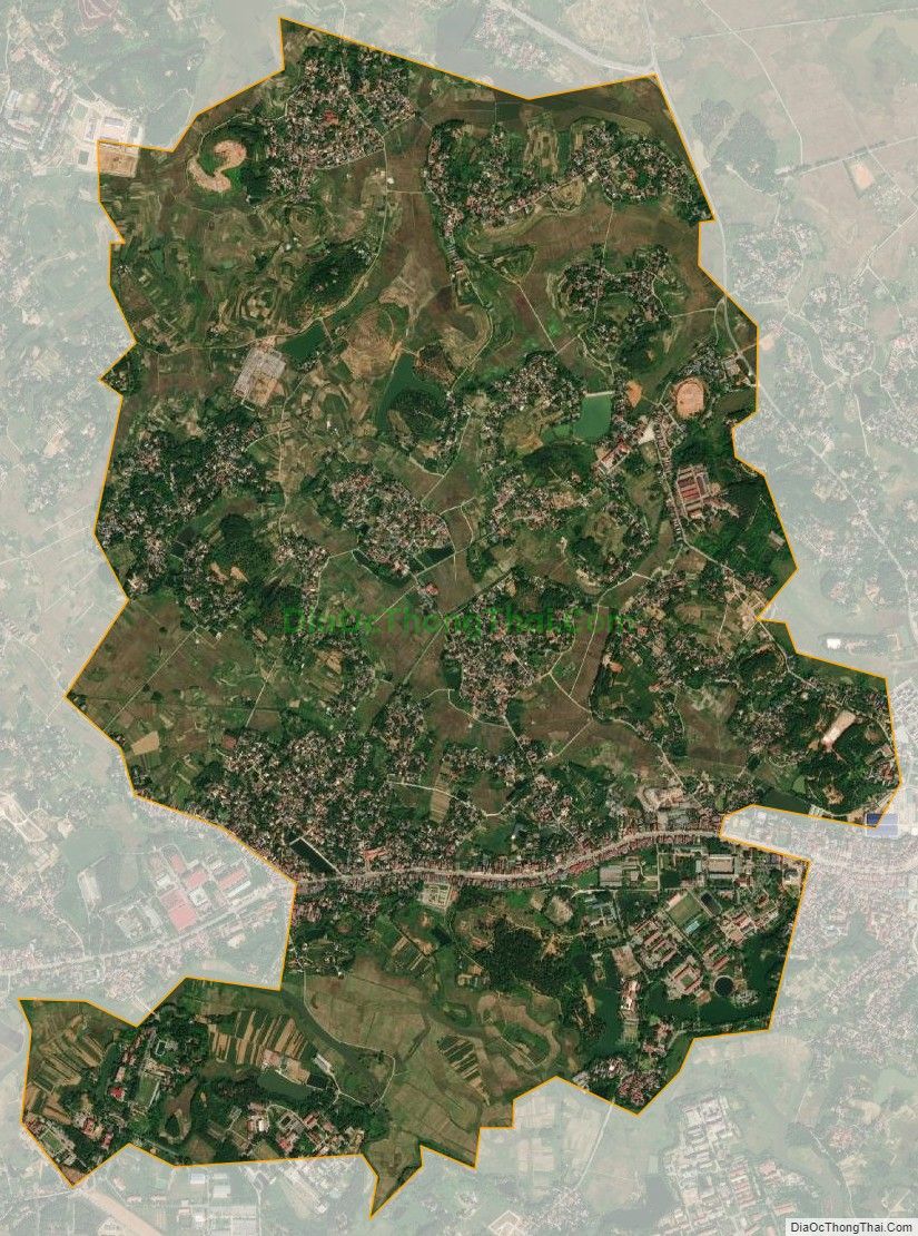 Bản đồ vệ tinh xã Thanh Mỹ, thị xã Sơn Tây
