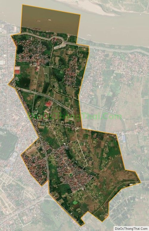 Bản đồ vệ tinh phường Viên Sơn, thị xã Sơn Tây