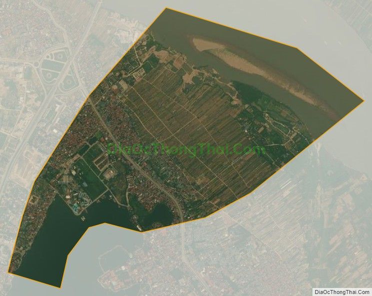 Bản đồ vệ tinh phường Nhật Tân, quận Tây Hồ