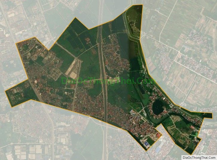Bản đồ vệ tinh xã Ngũ Hiệp, huyện Thanh Trì