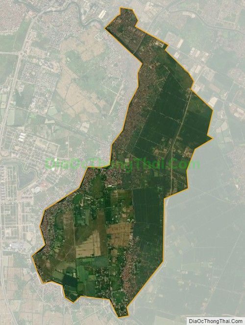 Bản đồ vệ tinh xã Tả Thanh Oai, huyện Thanh Trì