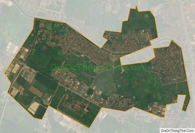 Bản đồ vệ tinh xã Tam Hiệp, huyện Thanh Trì