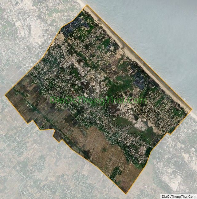 Bản đồ vệ tinh xã Cẩm Dương, huyện Cẩm Xuyên