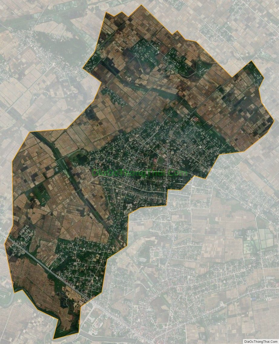 Bản đồ vệ tinh xã Cẩm Huy (cũ), huyện Cẩm Xuyên