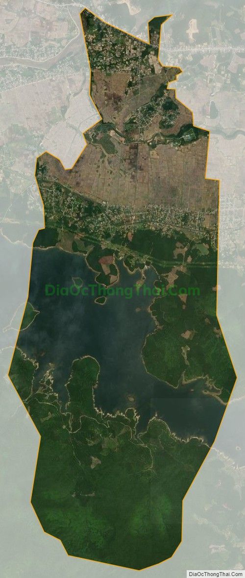 Bản đồ vệ tinh xã Cẩm Minh, huyện Cẩm Xuyên