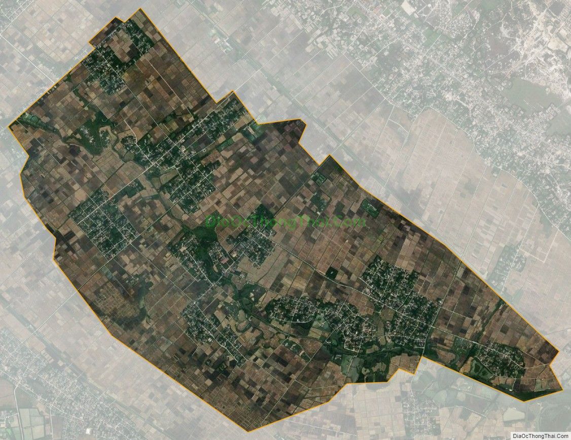 Bản đồ vệ tinh xã Cẩm Nam (cũ), huyện Cẩm Xuyên