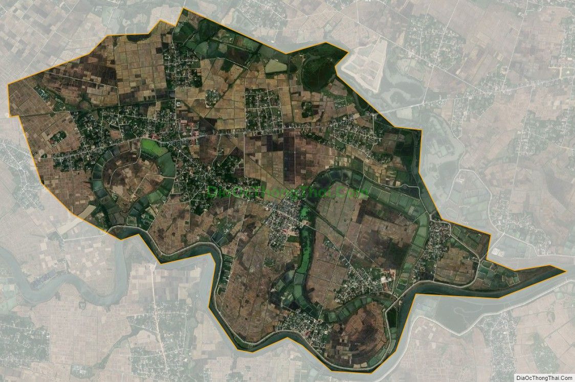 Bản đồ vệ tinh xã Cẩm Phúc (cũ), huyện Cẩm Xuyên