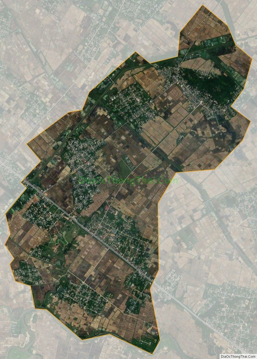 Bản đồ vệ tinh xã Cẩm Quang, huyện Cẩm Xuyên