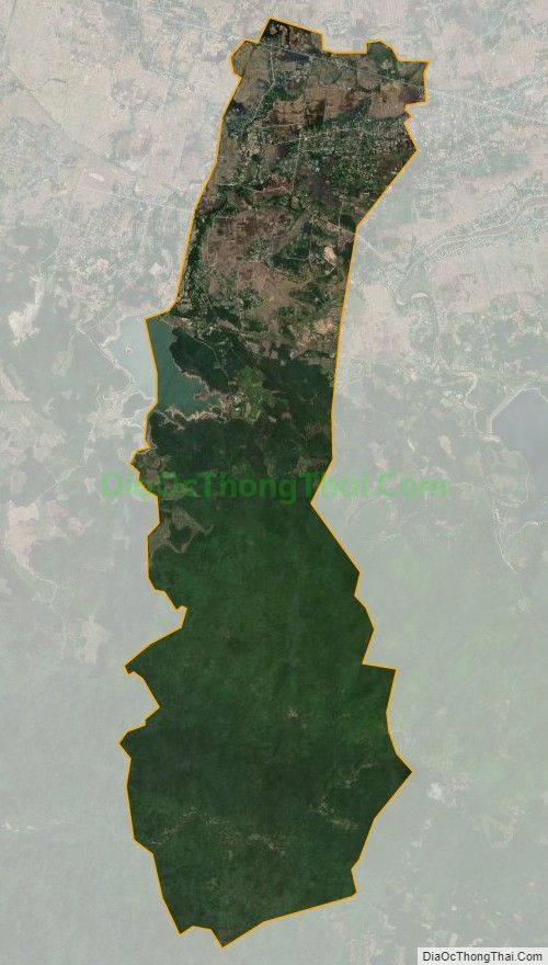 Bản đồ vệ tinh xã Cẩm Sơn, huyện Cẩm Xuyên