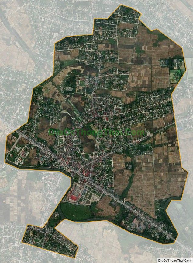 Bản đồ vệ tinh Thị trấn Cẩm Xuyên, huyện Cẩm Xuyên