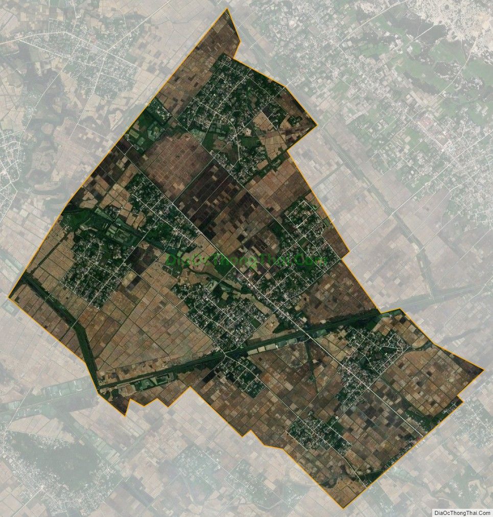 Bản đồ vệ tinh xã Cẩm Yên (cũ), huyện Cẩm Xuyên