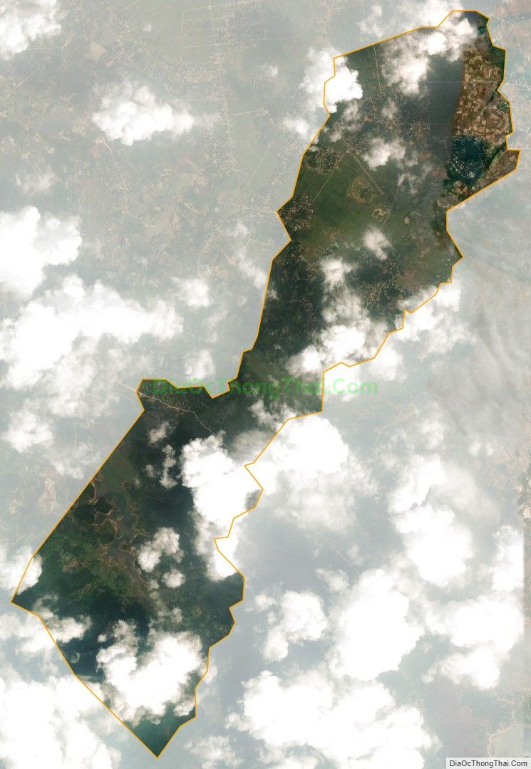 Bản đồ vệ tinh xã Gia Hanh, huyện Can Lộc
