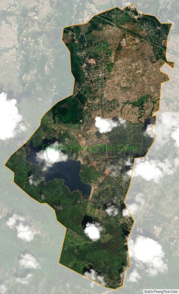 Bản đồ vệ tinh xã Mỹ Lộc, huyện Can Lộc