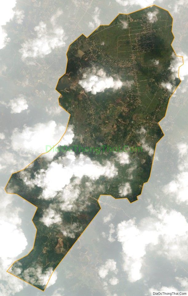 Bản đồ vệ tinh xã Phú Lộc, huyện Can Lộc