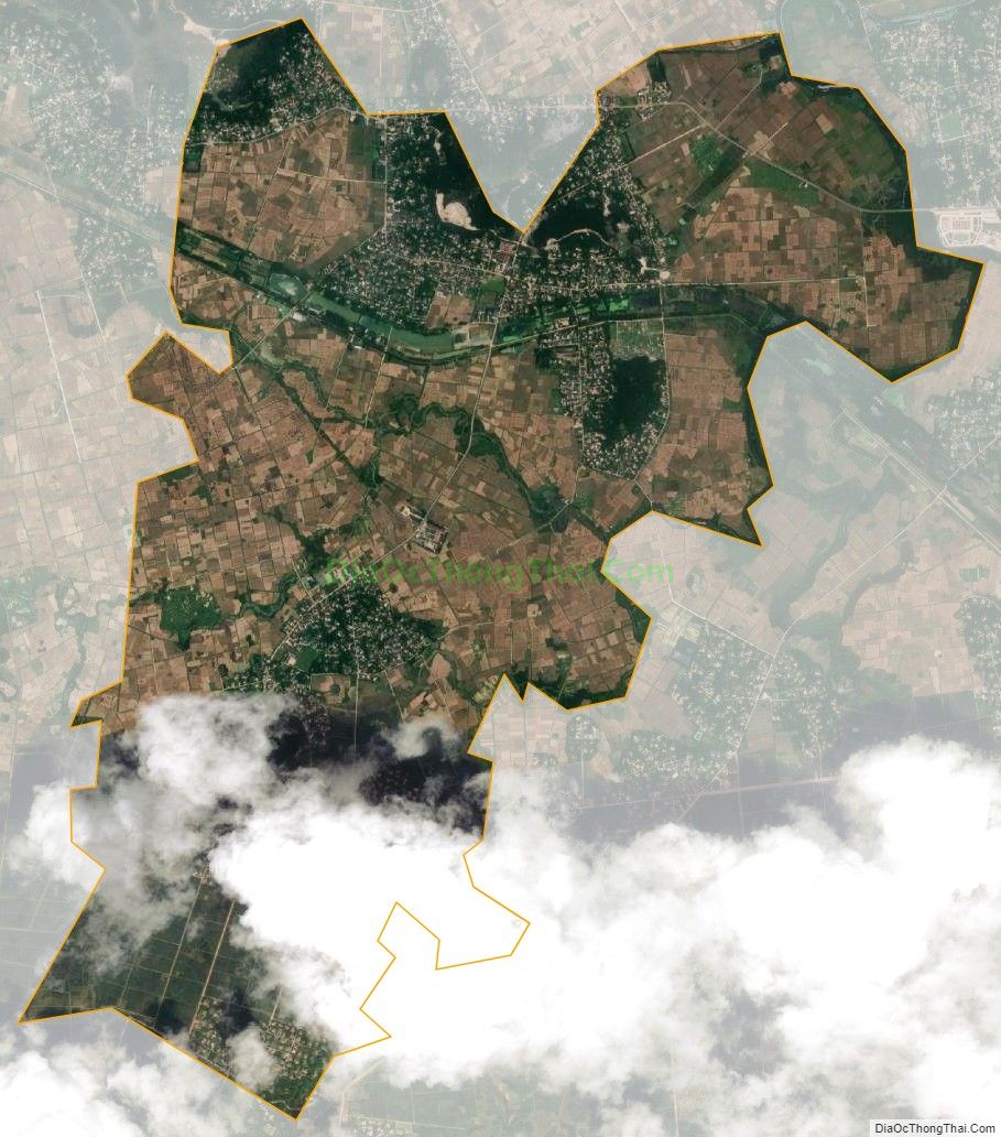 Bản đồ vệ tinh xã Sơn Lộc, huyện Can Lộc