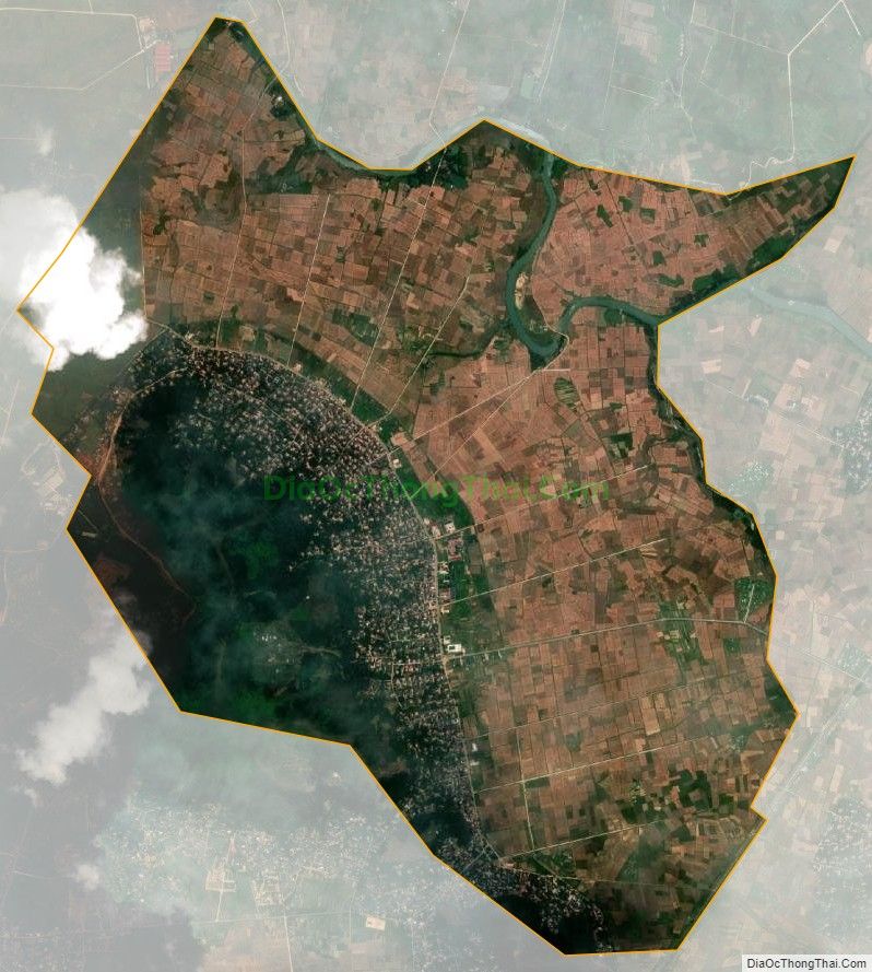 Bản đồ vệ tinh xã Thanh Lộc, huyện Can Lộc