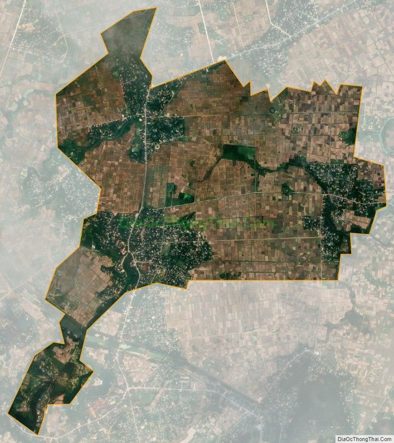 Bản đồ vệ tinh xã Trung Lộc, huyện Can Lộc