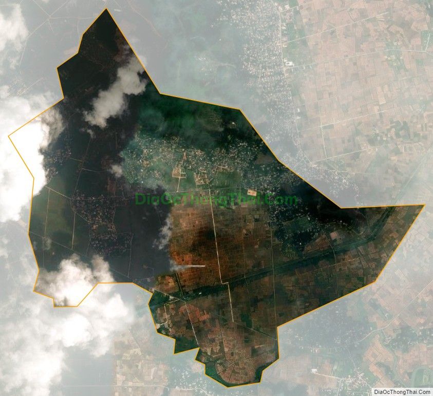 Bản đồ vệ tinh xã Yên Lộc (cũ), huyện Can Lộc