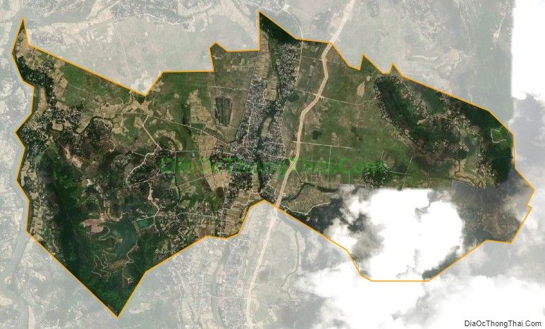 Bản đồ vệ tinh xã Đức Đồng, huyện Đức Thọ