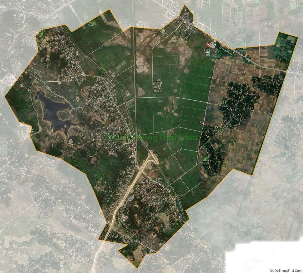 Bản đồ vệ tinh xã Đức Long (cũ), huyện Đức Thọ