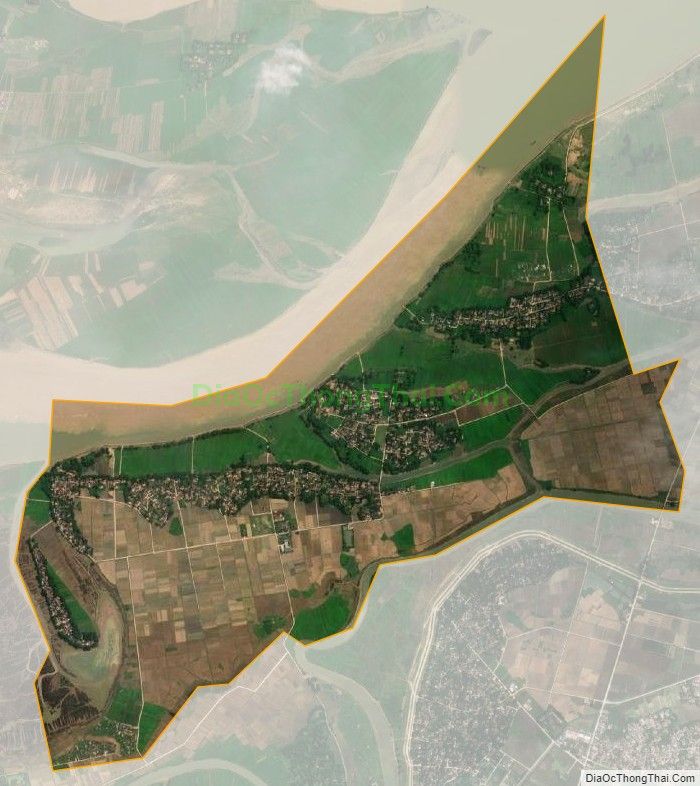 Bản đồ vệ tinh xã Đức Quang (cũ), huyện Đức Thọ