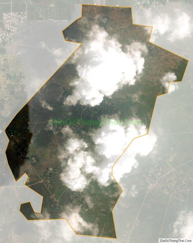 Bản đồ vệ tinh xã Đức Thanh (cũ), huyện Đức Thọ