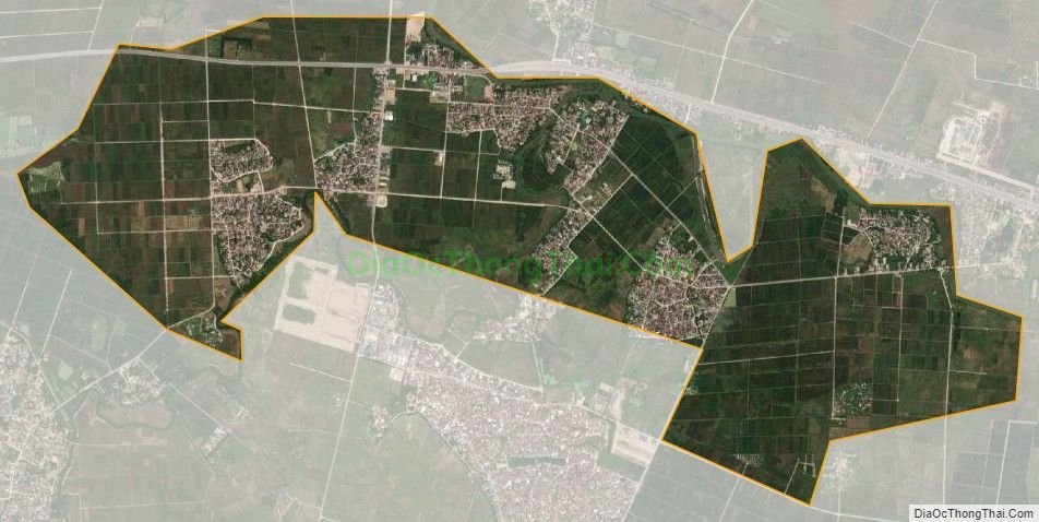 Bản đồ vệ tinh xã Đức Thịnh (cũ), huyện Đức Thọ