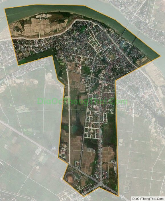 Bản đồ vệ tinh Thị trấn Đức Thọ, huyện Đức Thọ