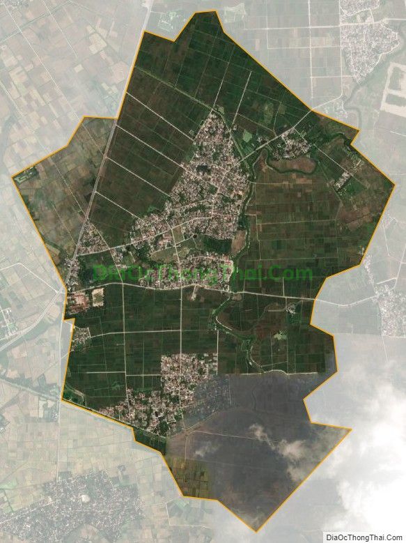 Bản đồ vệ tinh xã Đức Thủy (cũ), huyện Đức Thọ