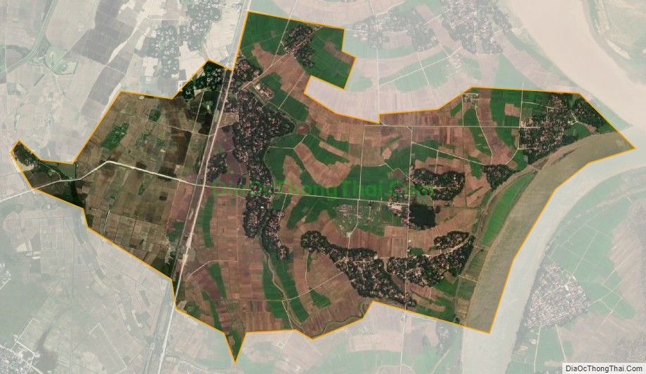 Bản đồ vệ tinh xã Đức Tùng (cũ), huyện Đức Thọ