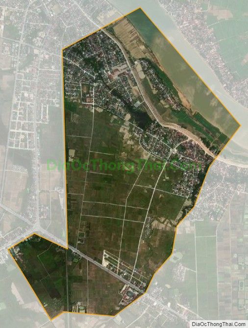 Bản đồ vệ tinh xã Đức Yên (cũ), huyện Đức Thọ