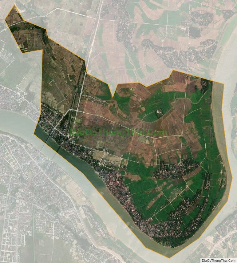 Bản đồ vệ tinh xã Liên Minh, huyện Đức Thọ