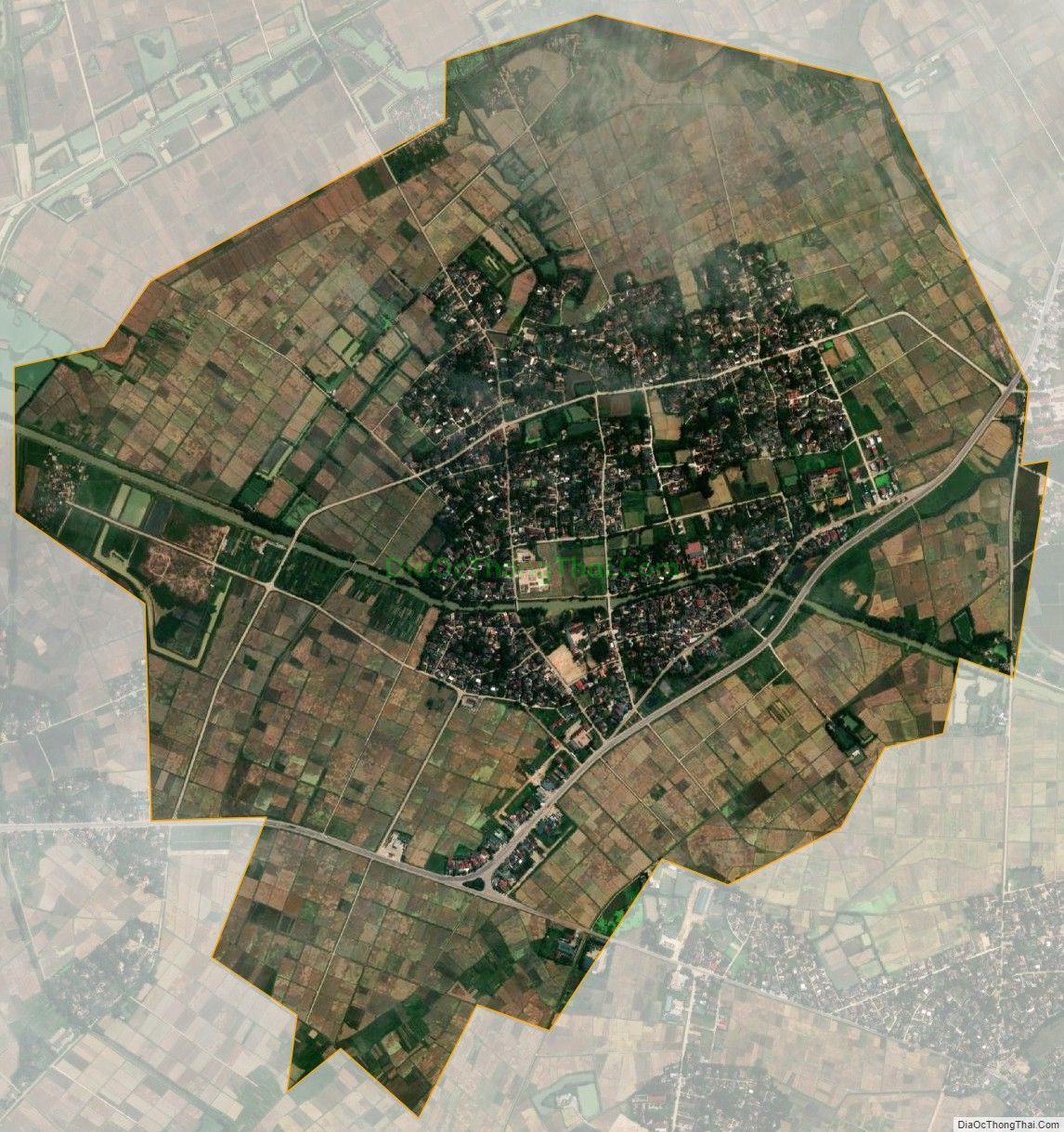 Bản đồ vệ tinh xã Trung Lễ (cũ), huyện Đức Thọ