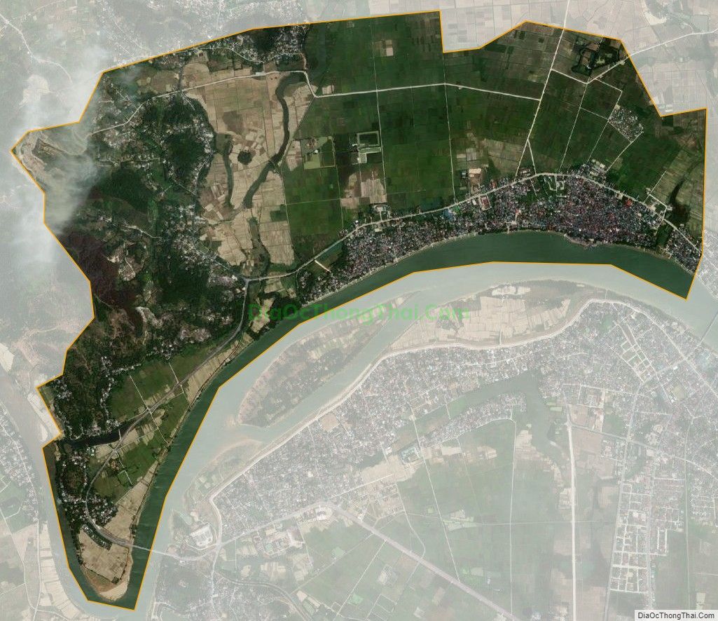 Bản đồ vệ tinh xã Trường Sơn, huyện Đức Thọ